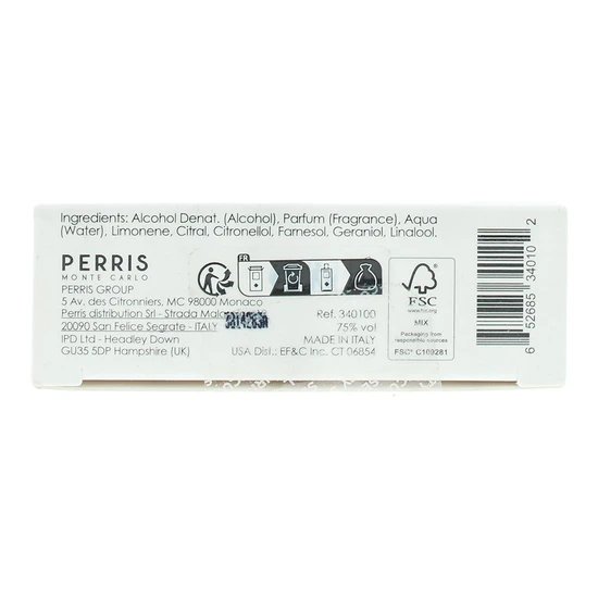 Perris Monte Carlo Mandarino Di Sicilia Eau De Parfum 100ml