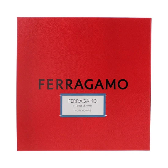Salvatore Ferragamo Intense Leather Gift Set 100ml EDP, 100ml Shower Gel & 10ml EDP