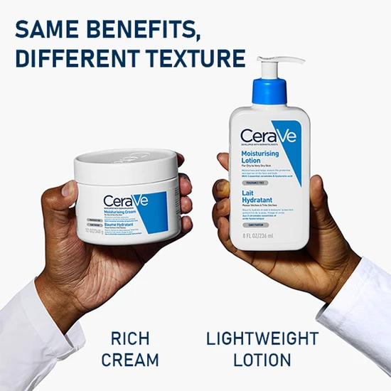 CeraVe Moisturising Cream & Moisturising Lotion Duo 454g & 236ml