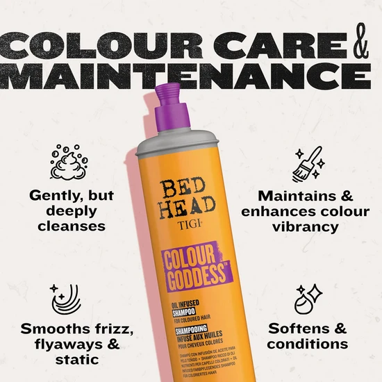 TIGI Bed Head Colour Goddess Oil Infused Shampoo For Coloured Hair 400ml
