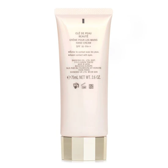 Clé de Peau Beauté Hand Cream Broad Spectrum SPF 18 Sunscreen 75ml