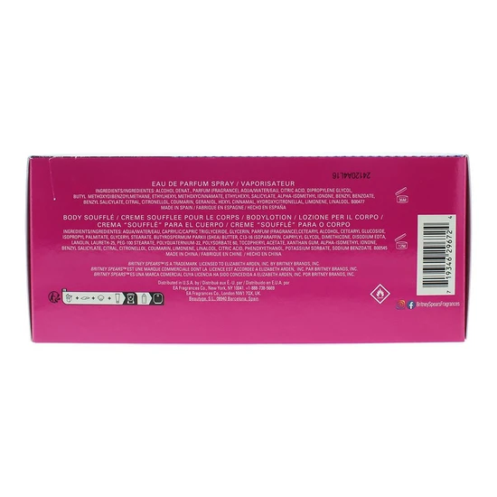 Britney Spears Fantasy Eau De Parfum Gift Set 100ml EDP + 100ml Body Souffle