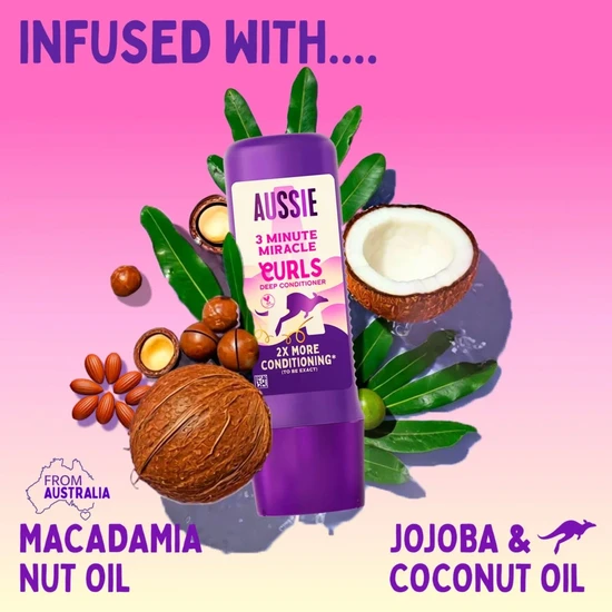 Aussie 3 Minute Miracle Curls Deep Conditioner 250ml
