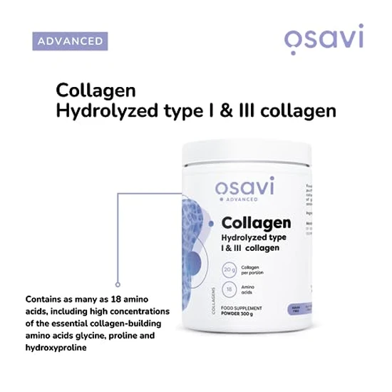 Osavi Collagen Peptides Hydrolyzed Type 1 & 3 300g