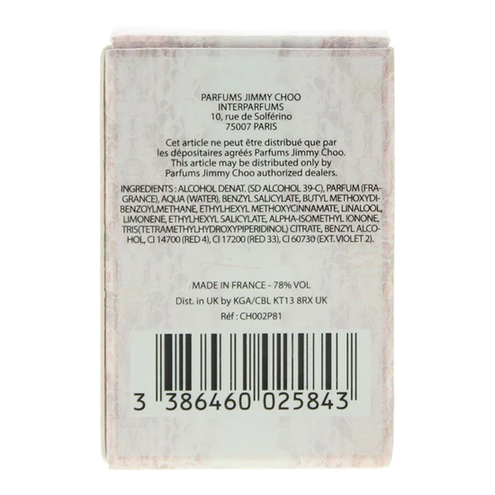 Jimmy Choo Eau De Toilette 4.5ml