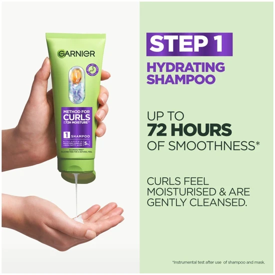 Garnier Method For Curls 72h Moisture 1 Shampoo 200ml