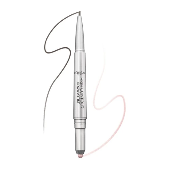 L'Oreal Paris High Contour Brow Pencil & Highlighter Duo 107 Cool Brunette