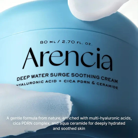 Arencia Deep Water Surge Soothing Cream Hyaluronic Acid + Cica PDRN & Ceramide 110ml