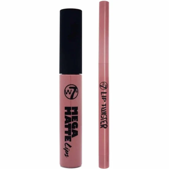 W7 Little Bang! Pink Lips Lip Gloss & Lip Liner Duo