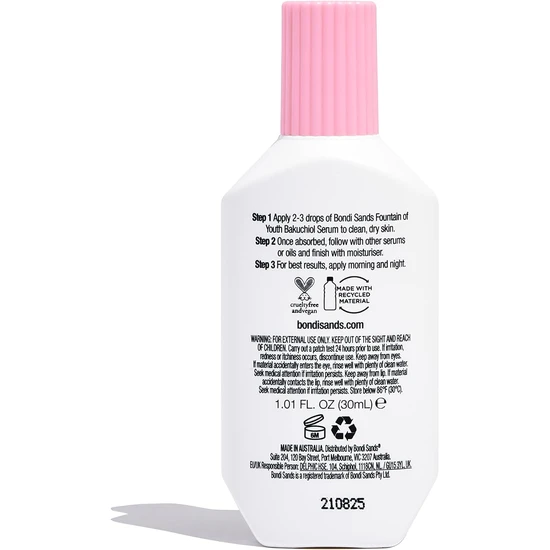 Bondi Sands Fountain Of Youth Restoring Bakuchiol Serum 30ml