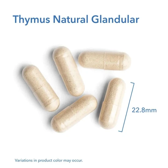 Allergy Research Group Thymus Natural Glandular 500mg Capsules 75 Capsules