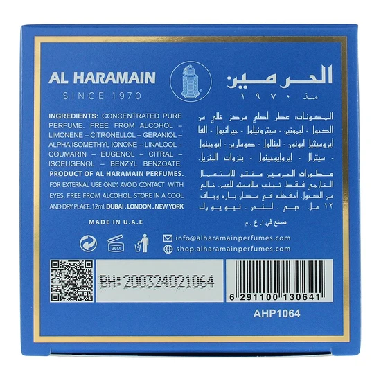 Al Haramain Taj Concentrated Perfume Oil 12ml