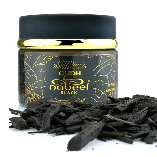 Nabeel Oudh Nabeel Black Bakhoor Incense 60g