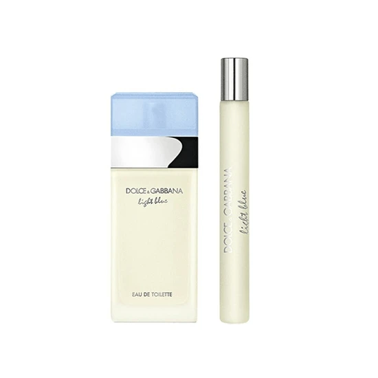 Dolce & Gabbana Light Blue Eau De Toilette 100ml Gift Set 100ml & 10ml