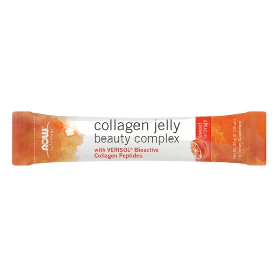 NOW Foods Collagen Jelly Beauty Complex Sweet Orange 10 Sticks