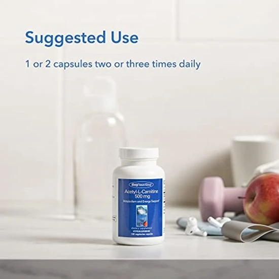 Allergy Research Group Acetyl-L-Carnitine 500mg Capsules 100 Capsules