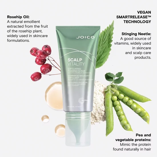Joico Scalp Vitality Exfoliating Foaming Scrub 177ml