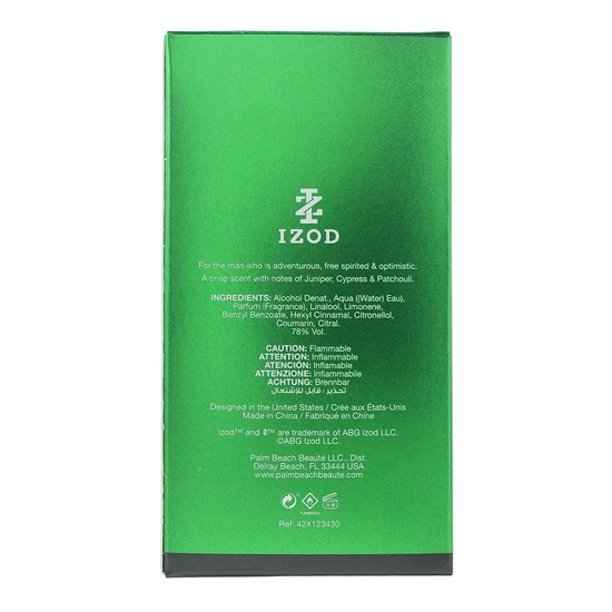 Izod Legacy Green Eau De Toilette 100ml
