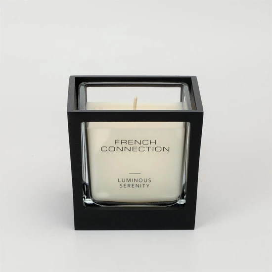 French Connection Wooden Collection Luminous Serenity Candle 200g