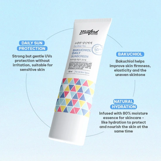 MILLFORD Bakuchiol Daily Sunscreen 50ml