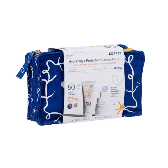 Korres Naked Summers x Korres Yoghurt Sunscreen SPF 50 & Smart Yoghurt Super Serum 50ml & 15ml
