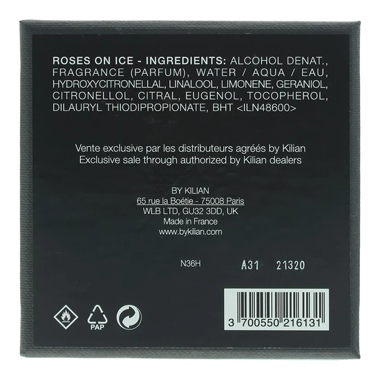 Kilian Roses On Ice Eau De Parfum 50ml