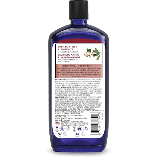 Dr Teal's Shea Butter & Almond Oil Foaming Bath 1000ml