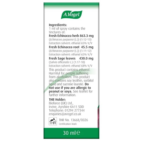 A.Vogel Echinaforce Sore Throat Spray 30ml