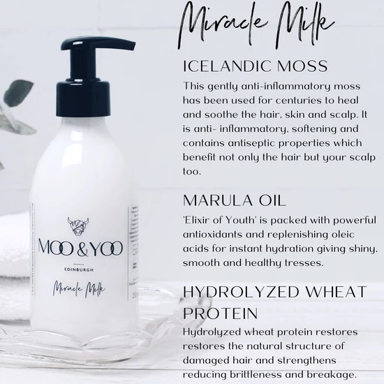 Moo & Yoo Moo&you Miracle Milk Leave-in Conditioner & Heat Protection 500ml - Refill