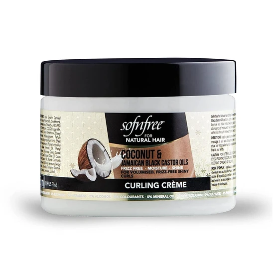 Sofn'Free For Natural Hair Coconut & Jamaican Black Castor Oil Curling Creme 325ml
