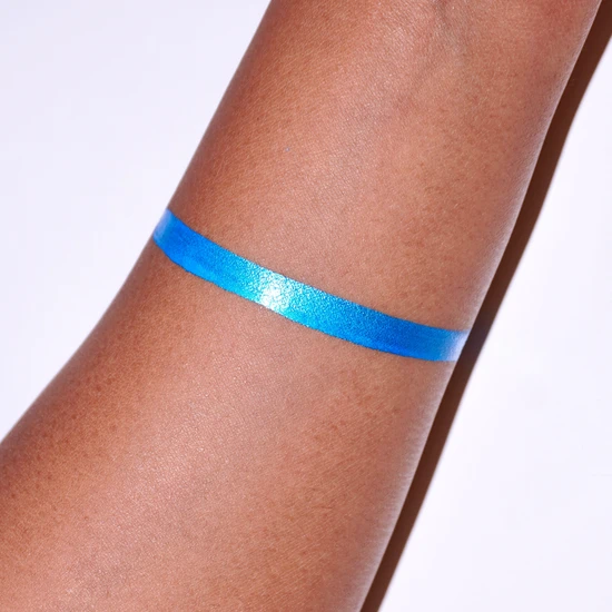 Glisten Cosmetics Topaz Metallic Blue Wet Liner Eyeliner Small - 3g