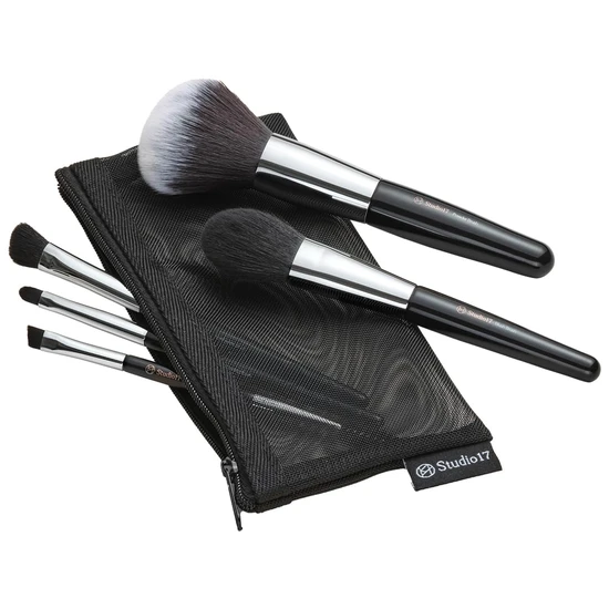 STUDIO17 Portable Makeup Brush Set 5pcs