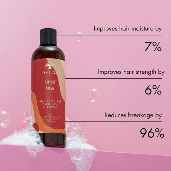 As I Am Jamaican Black Castor Oil Shampoo 355ml