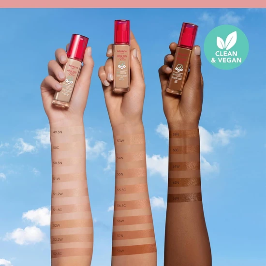 Bourjois Healthy Mix Clean & Vegan Foundation 51.2W Golden Vanilla