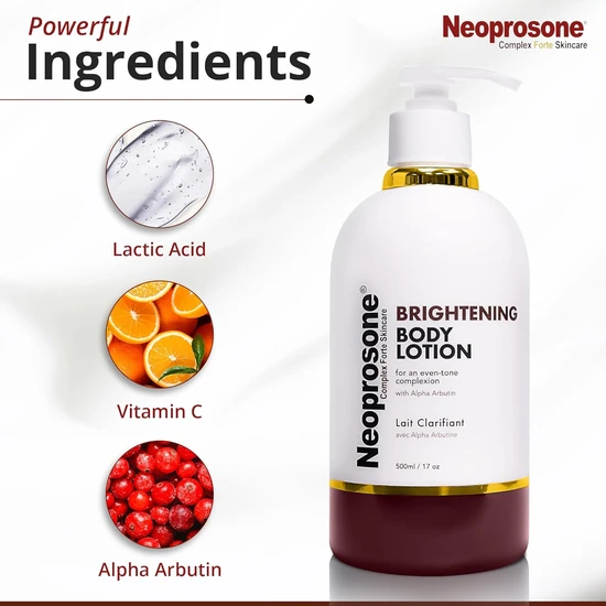 Mitchell Neoprosone Brightening Body Lotion With Alpha Arbutin 500ml
