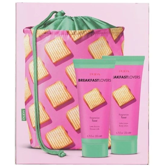 PUPA Breakfast Lovers Kit 1 Toast 2pcs+1bag