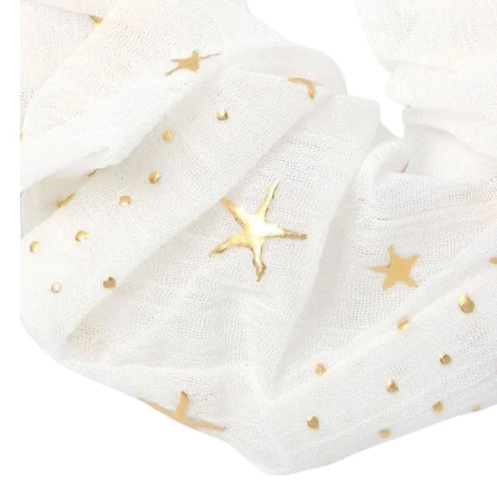 Molly And Rose Regular Star Print Scrunchie 10 cm / assorted