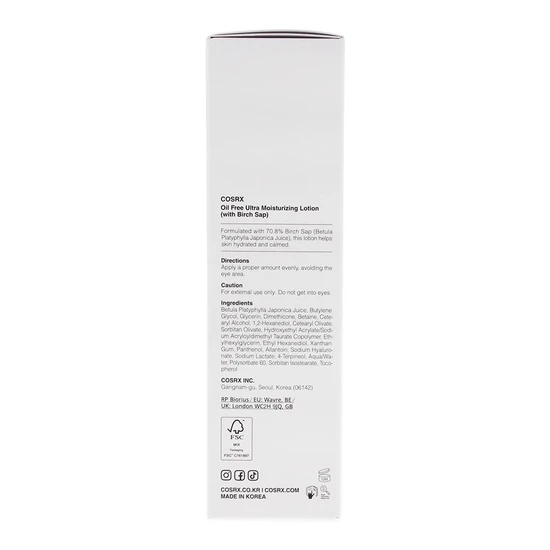 CosRx Oil Free Ultra Moisturising Lotion With Birch Sap