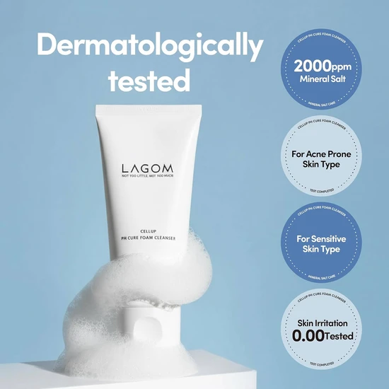 LAGOM Cellup pH Cure Foam Cleanser 120ml