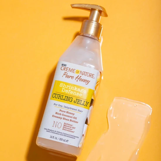 Creme Of Nature Pure Honey Shrinkage Defence Curl Jelly 355ml