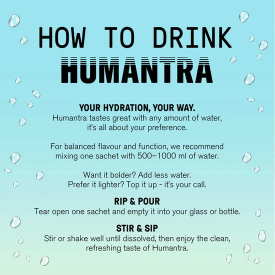 Humantra Black Cherry Electrolyte Powder 20 Sachets