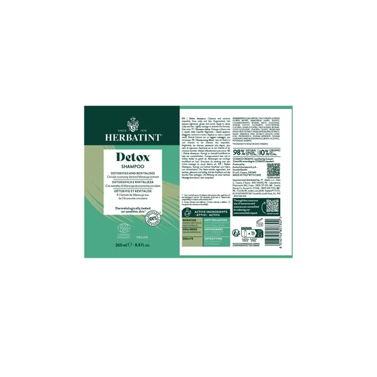 Herbatint Detox Shampoo 260ml