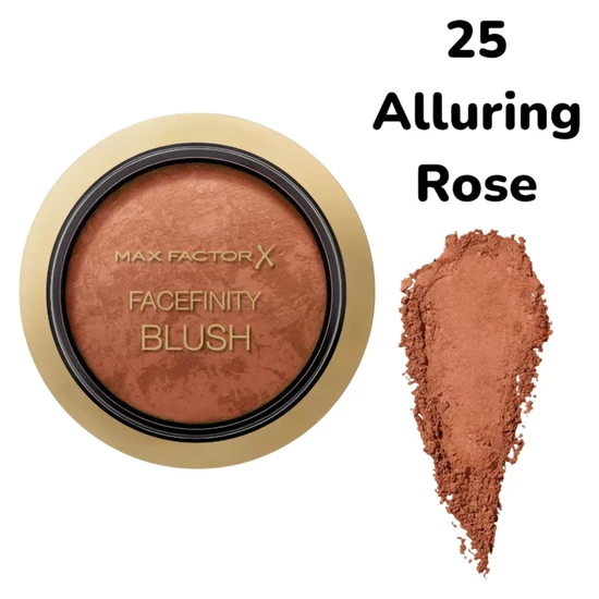 Max Factor Facefinity Creme Puff Powder Blush 25 Alluring Rose