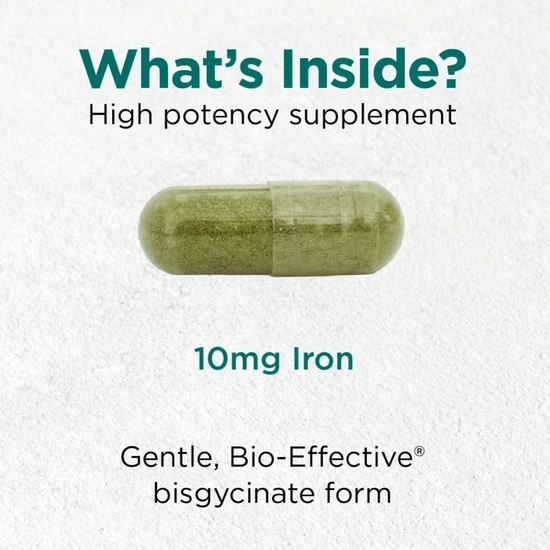 Cytoplan Iron Wholefood 10mg Elemental Capsules 60 Capsules