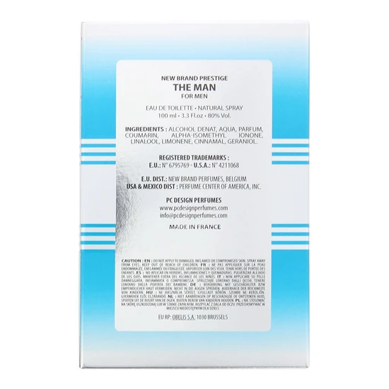 New Brand Prestige The Man Eau De Toilette 100ml