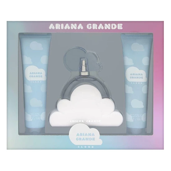 ARIANA GRANDE Cloud Gift Set 100ml Eau De Parfum + 100ml Shower Gel + 100ml Body Lotion