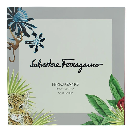 Salvatore Ferragamo Bright Leather Eau De Toilette Gift Set 100ml