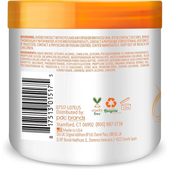 Cantu Argan Oil Leave-In Conditioning Repair Cream 453g