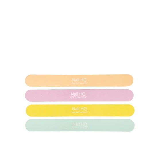 Nail HQ Coloured Nail Files x4