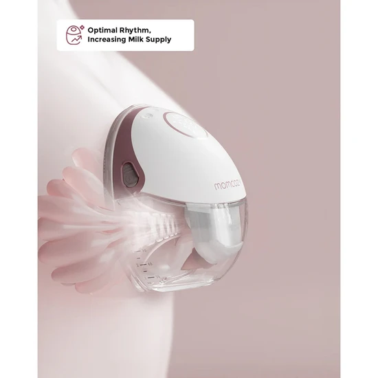MomCozy M6 Mobile Style Hands-Free Single Breast Pump Cozy Red